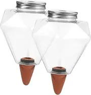Generic 2pcs Plant Watering Devices Wand Release House Plants Water Device Garden Globes Mist Kit Self Watering Planter Insert Bottle Hose Lawn Wetting Agent Sprayer System Lawns Plastic