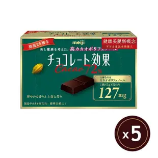 【Meiji 明治】巧克力效果CACAO 72%/86%/95%黑巧克力(盒裝*5盒/箱)
