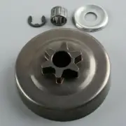 Chainsaw Clutch Drum Sprocket 3/8" 6T Washer E-Clip Kit for STIHL MS170 180