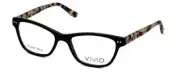 Calabria Vivid 867 Designer Reading Glasses in Matte-Black-Demi +1.25