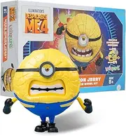 Minions Despicable Me 4 Toys, 4.7 Inch Mega Jerry Action Figures,3 Interchangeable Expressions and 360-degree Rotatable Body Minion Model Kits,Gifts for Kids Ages 8 Years & Older