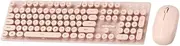1Set Wireless Keyboard and Mouse Simple Quiet Keyboard with Ergonomic Tilt Design Low Noise Keycap for Use