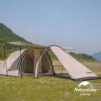 在飛比找momo購物網優惠-【Naturehike】雲舟一室一廳三桿大隧道帳篷 云舟三環