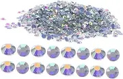 SAFIGLE 2880Pcs Flatback Glass Rhinestones for DIY Crafts Melt Embellishments for Decorating Clothes Phone Cases and Accessories of Each