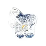 Cristal d'Arques Lead Crystal Baby Coach Miniature NWT