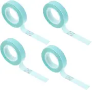 Healvian 4 Rolls Wig Double Sided Tape Wig Tape Strips Hair Extension Holder Lace Front Tape Front Lace Wigs Hair Extension Adhesive Strips Double Sided Boobtape Hair Patch Tape Blue Paper