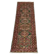 Kaoud Rugs 2.5 x 7.7 runner light green ant. shirvan-s area rug