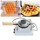 Egg Cake Machine 1400W Stainless Steel Bubble Waffle Maker Non Stick Coating.