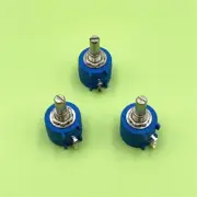 3pcs 3590S-2-501L 500R 500 Ohm Rotary Wirewound Precision Potentiometer 10 Turn