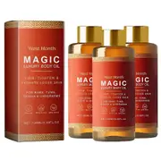 Magic Body Oil - 100ml, Plumps,Tightens,Firms and Hydrates Skin,Thighs and Tums 3pcs