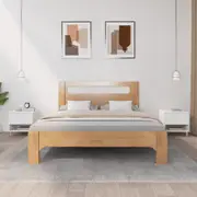 vidaXL Bedside Tables 2 pcs White 50x46x50 cm Engineered Wood