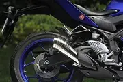 SP TADAO YZ2-PB-12 Slip-On YZF-R25 (15-) YZF-R3 (19-) Power Box, JMCA Government-Certified, Stainless Steel, POWERBOX