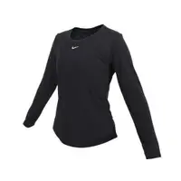 在飛比找ETMall東森購物網優惠-NIKE 女圓領長袖T恤-DRI-FIT 慢跑 路跑 訓練 