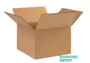 100~ 10X10X7" Corrugated Kraft Cardboard Cartons Shipping Packing Box Boxes Cube