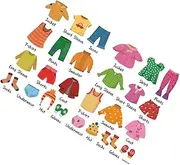 Kids Dresser Clothing Name Labels: Clothes Classification Stickers Personalized Closet Clothing Sorted Signs Clothes Category Sticker for Home Bedroom Wardrobe 1 Set