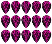 5 New Sets Harrows Rapide X Pear Dart Flights – Ships w/ Tracking - Pink