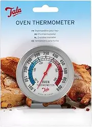 Tala Stainless Steel Oven Thermometer, with 2 inch Easy to Read Dial, Celsius and Fahrenheit Markings