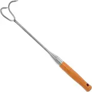 Cooking Accessory Meat Hook Flipper Stainless Steel Design for Outdoor Grilling Butchering 50 Cm