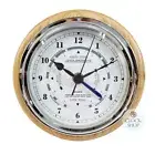 17cm Ash Quartz Time & Tide Clock By FISCHER