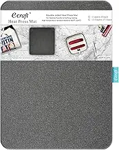 Ecraft Heat Press Mat for Cricut Easypress: 13 x 17 Double-Sided Heating Ironing Mats for Craft Insulation Transfer HTV Vinyl