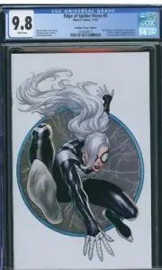 Edge of Spider-Verse #3 Virgin Variant CGC 9.8 1st Appearance Of Night-Spider