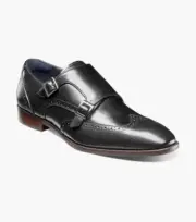 Stacy Adams Men's Karson Wingtip Double Monk Strap