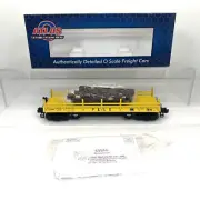 Atlas O Premier #3001164-3 P&LE Operating Dump Car w Logs #2910 New O Gauge 3R