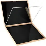 The Adept Palette Sorta Pink - Double Sided Magnetic Empty Palette with Divider, Holds Over 100 Single Round Standard Sized Eyeshadow Pans, Hardshell Case