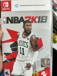 在飛比找Yahoo!奇摩拍賣優惠-二手中文 Switch NS NBA 2k18 籃球2018