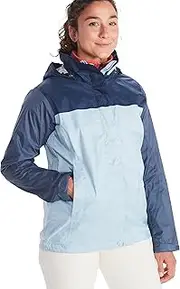 [Marmot] Women's Wm's Precip Eco Jacket, Waterproof Rain Jacket, Windproof Raincoat, Breathable, Foldable Hardshell Windbreaker, Ideal for Cycling & Hiking (Pack of 1)