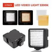 LSP LED Photo Video Light with Color Filters Hot Shoe Mount Pocket Mini Lighting