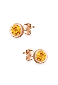 在飛比找ZALORA購物網優惠-Earrings My BirthStone 18K Gol