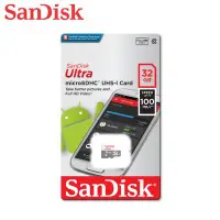 在飛比找Yahoo!奇摩拍賣優惠-新款SANDISK 32G UHS-I C10 TF 手機記