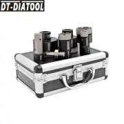 7pcs/Kit 20mm-68mm Diamond Drill Bit Tile Marble Hole Saw for Angle Grinder M14