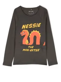 在飛比找Farfetch優惠-Nessie-print detail sweatshirt