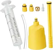 JUMPLAWN Bike Hydraulic Disc Brake Bleed Tool Kit for Road and Mountain Bikes Professional Brake Oil Fluid Bleeder with Convenient Design for Smooth Cycling Experience