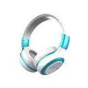B20 Bluetooth Headphones with HD Sound Bass stereo Wireless Headphones With Mic for iPhone/Samsung/Android Phone (Whiteblue)
