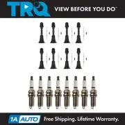 TRQ Ignition Coil Boots & Iridium Spark Plug Kit Set for Infiniti Nissan Truck