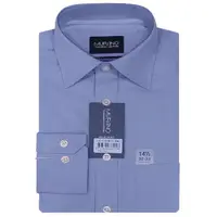 在飛比找momo購物網優惠-【MURANO】美式精梳棉長袖襯衫(台灣製、現貨、加大、淺藍
