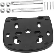 Ciieeo 1Set Sturdy Motorcycle Rear Rack Base Plate Accessory with Fixed Plate Screws for Fit Electric Vehicle Trunks and Secure Design for Safe Storage