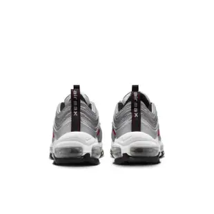 【NIKE 耐吉】休閒鞋 運動鞋 NIKE AIR MAX 97 QS GS 中大童 金屬銀(918890001)