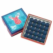 BOX OF 50 Elkmaster 12mm Size Pool Snooker Billiard Cue Tips Glue on Type Elk...