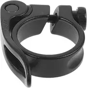Abaodam Aluminum Alloy Seatpost Clamp for Folding Bikes Lightweight Seat Post Collar Tube Clip for Easy Install Adjust Secure Locking Mechanism present for Cycling Enthusiasts