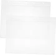 JOINPAYA 2Pcs Transparent PVC Protective Covers for Documents Certifications for Business Files Storage