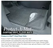 Full Set 2 Rows Clear Protect-A-Mat Custom Floor Mats for Pilot - Made in USA (for: Honda)