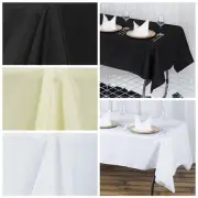 12 pcs 60x126" PREMIUM Polyester RECTANGULAR Tablecloths High Quality Linens