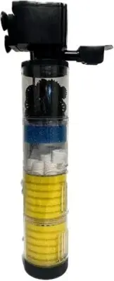 Fish Tank Canister Internal Filter: Submersible, Media - 360GPH - 3 in 1 Outlet