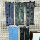 20 mm 21 mm Fluorine Rubber Strap Fits Omega Seamaster Aqua Terra