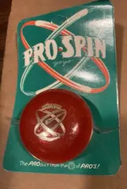 NOS 80's Yo Yo Pro Spin Red DF Duncan Sales NIP Vintage Toy Yoyo Christmas Gift