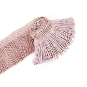 Lace Chainette Fringe Trim Polyester Tassel Trim with Hand Knitting for Home ...